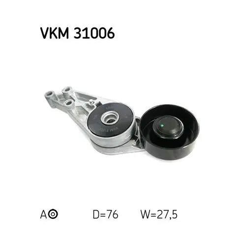 Feszítőgörgő, Hosszbordás Szíj - SKF (VKM31006)