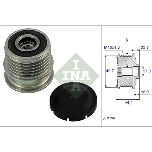 Generátor Szabadonfutó - Schaeffler INA (535001110)