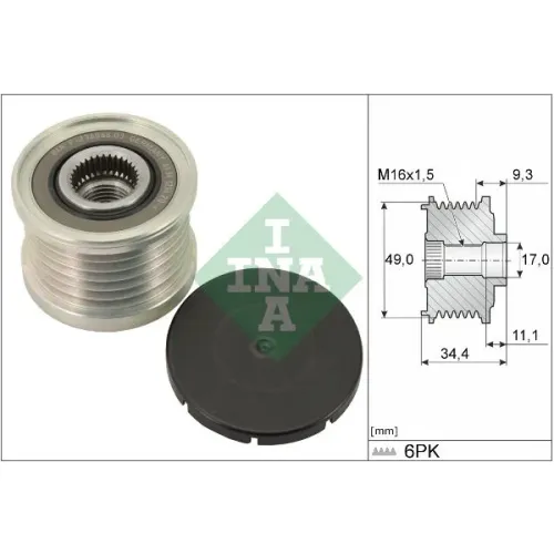 Generátor Szabadonfutó - Schaeffler INA (535007510)