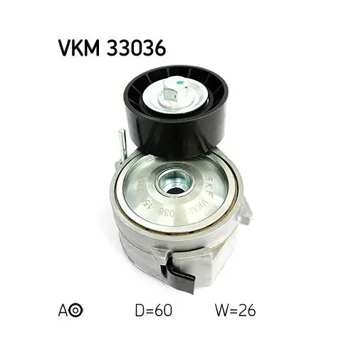 Feszítőgörgő, Hosszbordás Szíj - SKF (VKM33036)