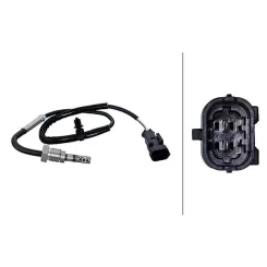 Érzékelő, Kipufogógáz-Hőmérséklet Opel Astra 1,7Cdti 10- - HELLA (6PT010376-291)