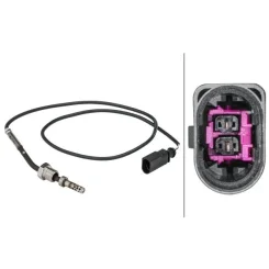 Érzékelő, Kipufogógáz-Hőmérséklet Audi A4 04- - HELLA (6PT358181-541)