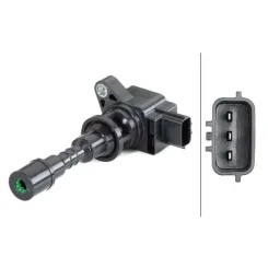 Gyújtótekercs Mazda 5, 6, Mx-5 1,8-2,0 02- - HELLA (5DA358057-651)