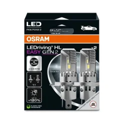 Izzó, Távfényszóró Hl Easy Gen 2 H4/H19 P43T 25W 12V 2Szt (Brak Ece) - ams-OSRAM (OSR64193DWESY2-2HB)