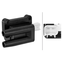 Gyújtótekercs Mitsubishi Pajero Sport 3,0 98- - HELLA (5DA358102-081)