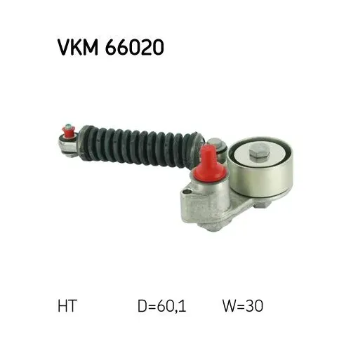 Feszítőgörgő, Hosszbordás Szíj - SKF (VKM66020)