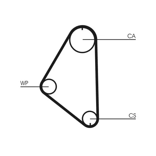 Fogasszíj - CONTINENTAL CTAM (CT558)