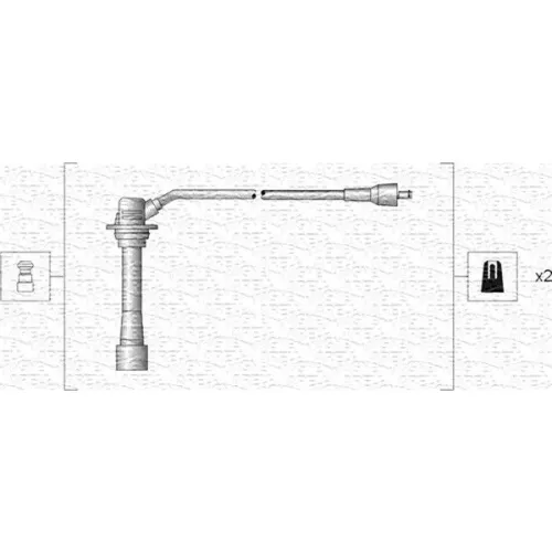 Gyújtókábel Készlet - MAGNETI MARELLI (MSK1135)