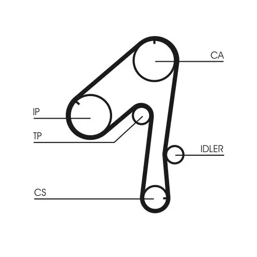 Fogasszíj - CONTINENTAL CTAM (CT786)