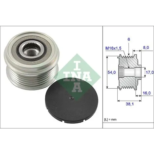 Generátor Szabadonfutó - Schaeffler INA (535006310)