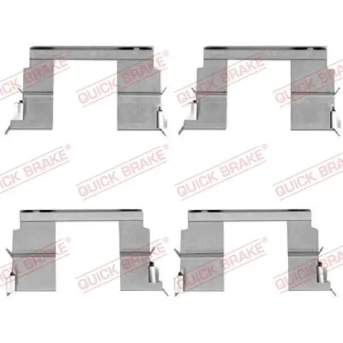 Fekbetét Szer. Szett Isuzu P. D-Max 2,0-3,0 Ditd 4X4 02-12 - QUICK BRAKE (QB109-1783)