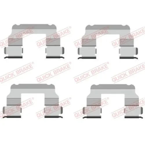 Fekbetét Szer. Szett Fiat T. Croma 1,9-2,4 D Multijet 05- - QUICK BRAKE (QB109-1689)