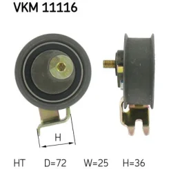 Feszítő, Fogasszíj - SKF (VKM11116)