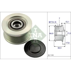 Generátor Szabadonfutó - Schaeffler INA (535017710)