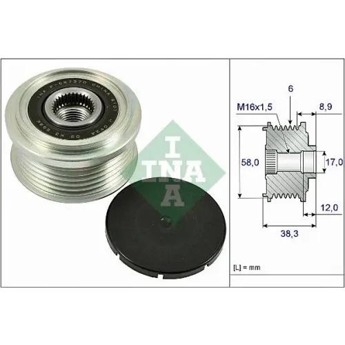 Generátor Szabadonfutó - Schaeffler INA (535026610)