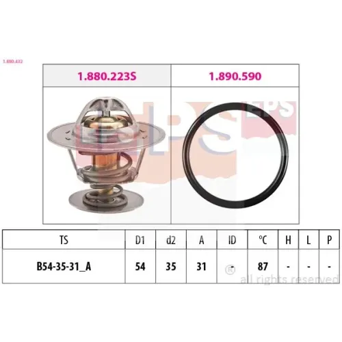 Termosztát, Hűtőfolyadék - EPS (1-880-432)
