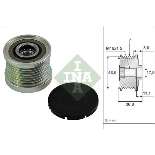 Generátor Szabadonfutó - Schaeffler INA (535008110)