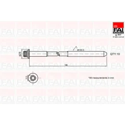 Hengerfejcsavar Készlet - FAI AutoParts (B1139)