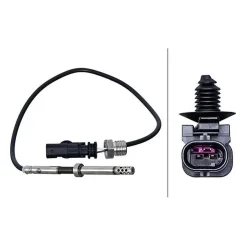 Érzékelő, Kipufogógáz-Hőmérséklet Volvo S80 Ii 2,4D 06- - HELLA (6PT010376-391)
