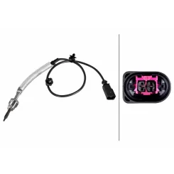 Érzékelő, Kipufogógáz-Hőmérséklet Audi - HELLA (6PT010376-671)