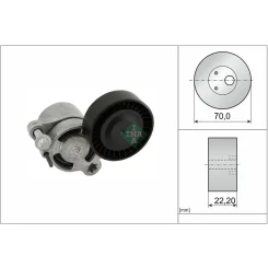 Szíjfeszítő, Hosszbordás Szíj Db 2,0 M254 Cle/Glc/W206 - Schaeffler INA (534100610)