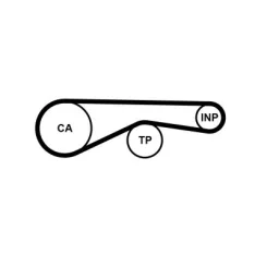 Fogasszíj - CONTINENTAL CTAM (CT1095)