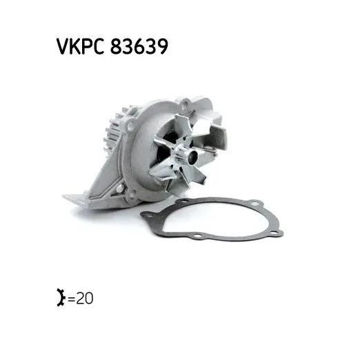 Vízszivattyú - SKF (VKPC83639)