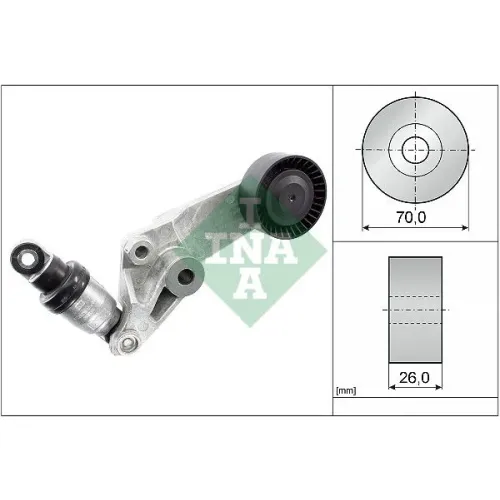 Feszítőkar, Hosszbordás Szíj - Schaeffler INA (534001610)