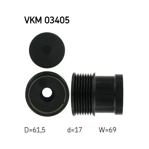Generátor Szabadonfutó - SKF (VKM03405)