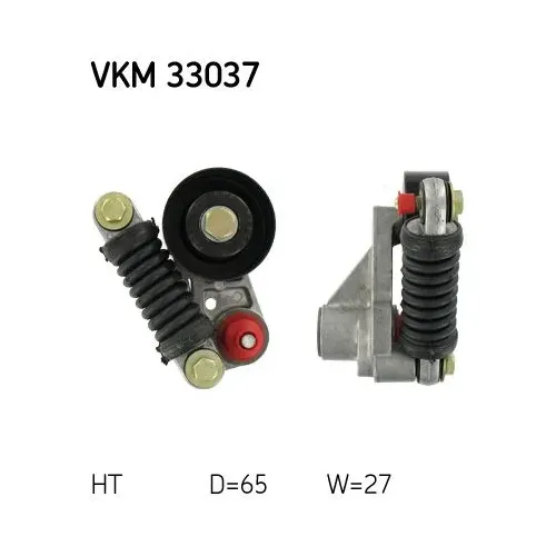 Feszítőgörgő, Hosszbordás Szíj - SKF (VKM33037)