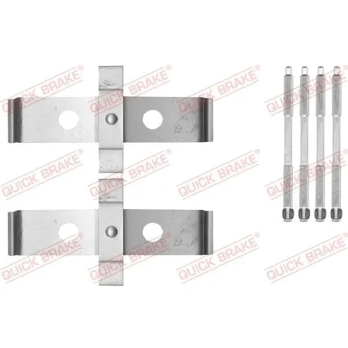 Fekbetét Szer. Szett Land Rover P. Range Rover 4X4 05-13 - QUICK BRAKE (QB109-1876)