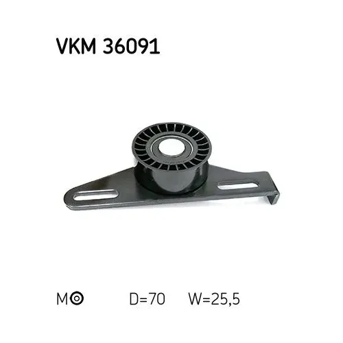 Feszítőgörgő, Hosszbordás Szíj - SKF (VKM36091)