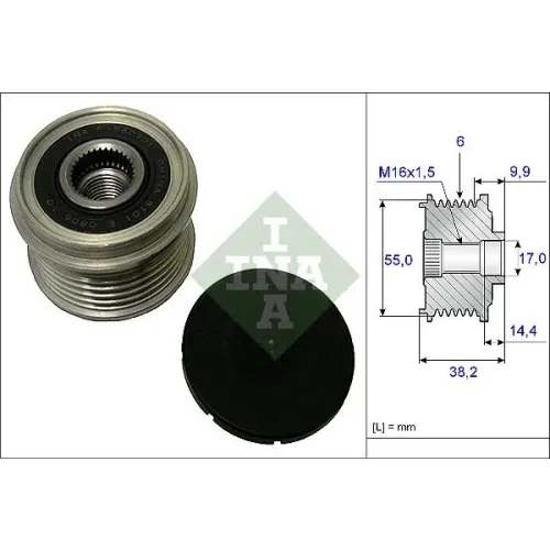 Generátor Szabadonfutó - Schaeffler INA (535021610)