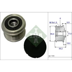 Generátor Szabadonfutó - Schaeffler INA (535021610)