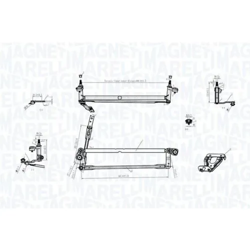 Törlőrudazat - MAGNETI MARELLI (85570177)