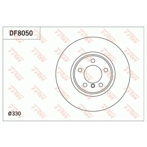 Féktárcsa - TRW (DF8050)