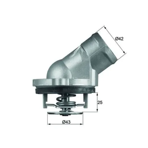 Termosztát, Hűtőfolyadék - MAHLE (TI4587D)