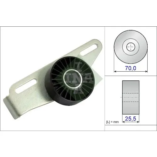 Feszítőgörgő, Hosszbordás Szíj - Schaeffler INA (531086810)