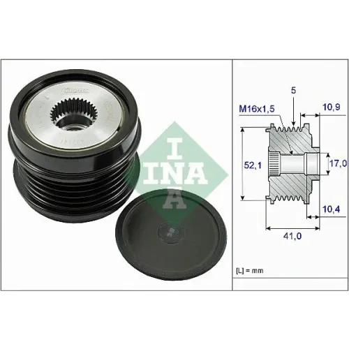 Generátor Szabadonfutó - Schaeffler INA (535027210)