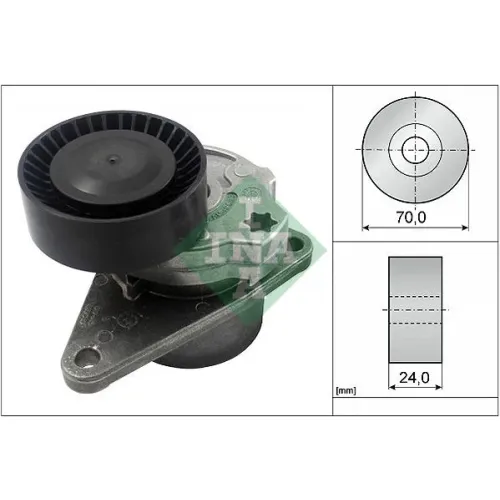 Feszítőkar, Hosszbordás Szíj - Schaeffler INA (534010310)