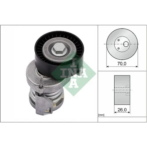 Feszítőkar, Hosszbordás Szíj - Schaeffler INA (534012320)