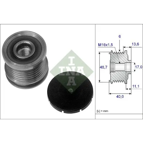 Generátor Szabadonfutó - Schaeffler INA (535008510)