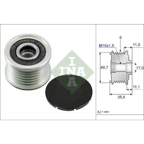 Generátor Szabadonfutó - Schaeffler INA (535008610)