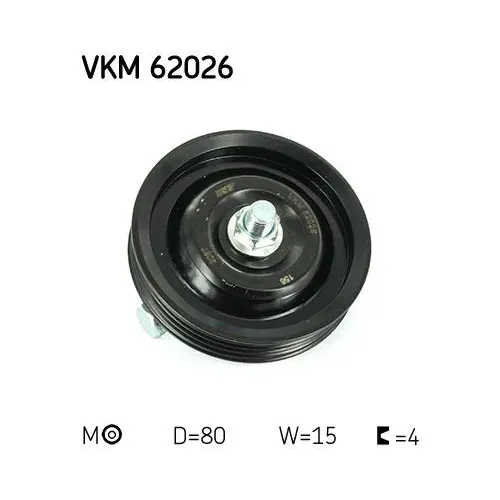 Feszítőgörgő, Hosszbordás Szíj - SKF (VKM62026)