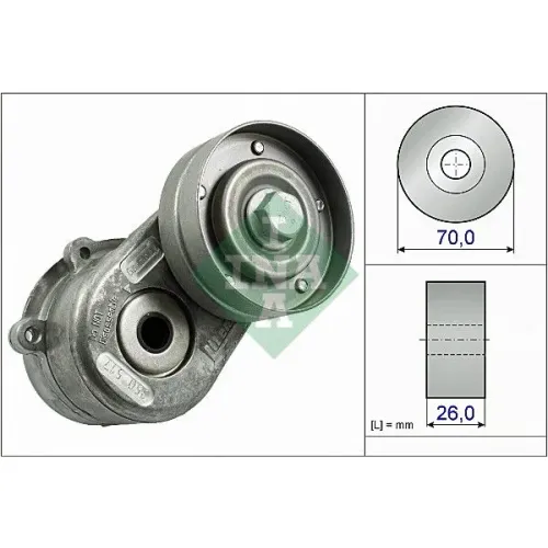 Feszítőkar, Hosszbordás Szíj - Schaeffler INA (534044810)
