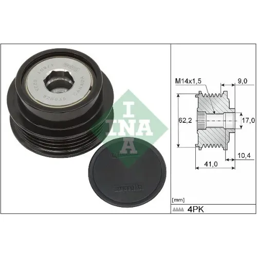 Generátor Szabadonfutó - Schaeffler INA (535033810)