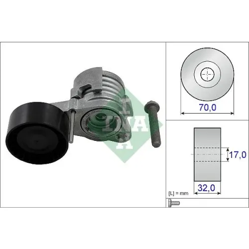 Feszítőkar, Hosszbordás Szíj - Schaeffler INA (534043210)