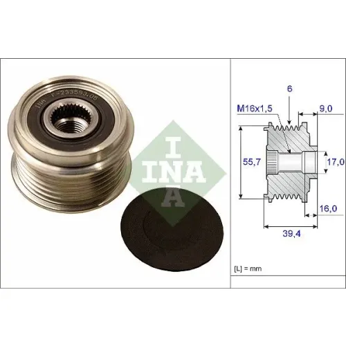 Generátor Szabadonfutó - Schaeffler INA (535006010)