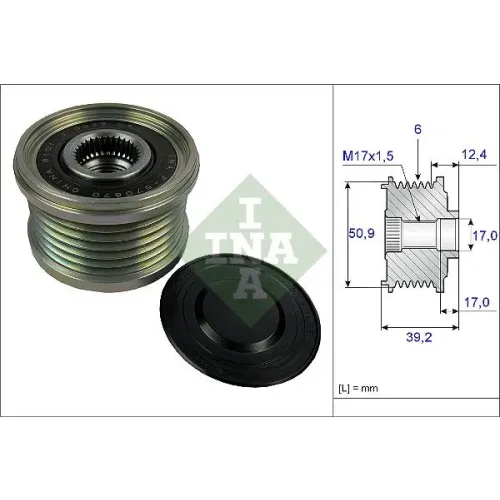 Generátor Szabadonfutó - Schaeffler INA (535024710)