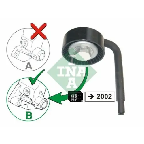 Feszítőgörgő, Hosszbordás Szíj - Schaeffler INA (531079010)